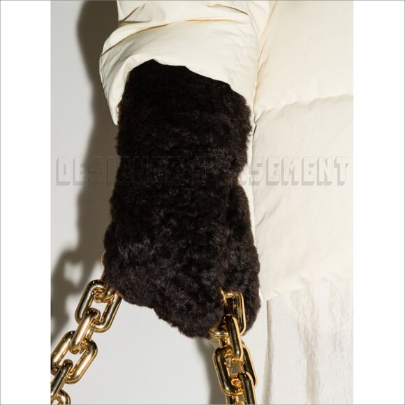 BOTTEGA VENETA size 8.5 brown TEDDY Shearling and Lambskin cashmere lined Gloves - Picture 1 of 11